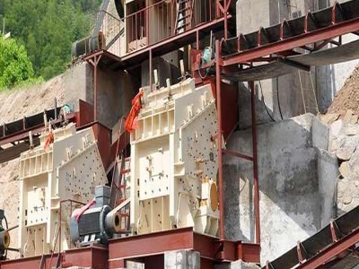installation of chutes crusher 