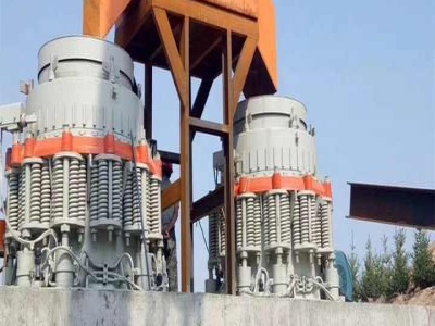operating mechanism of a stone crusher .