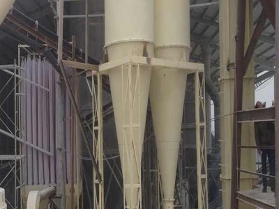 VBS Concentrators for the recovery of powder .